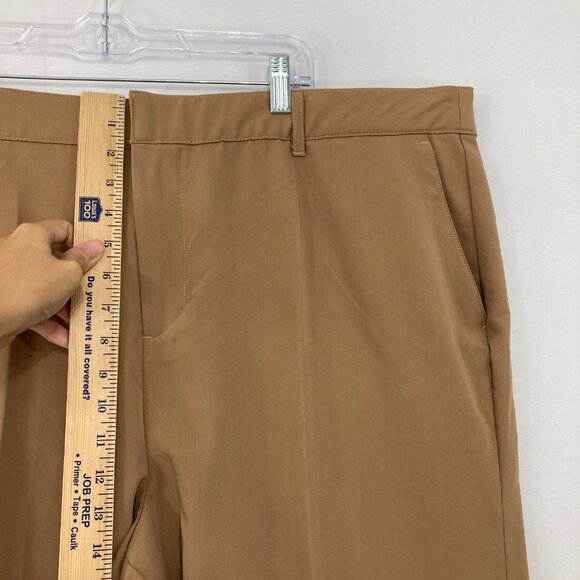 Torrid Studio size 20 Tan Camel Stretch Straight Leg Pants Office Career - Picture 6 of 9